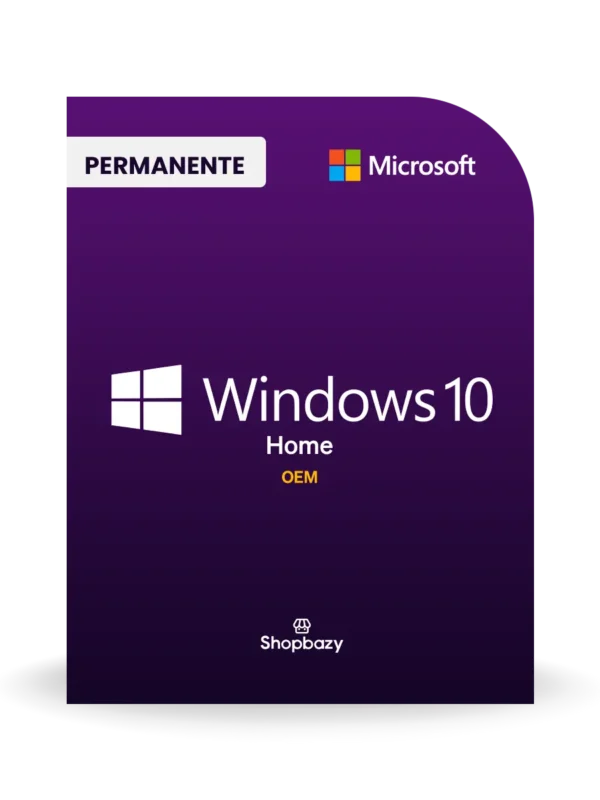 Sistema operativo Windows 10 Home OEM listo para instalación.