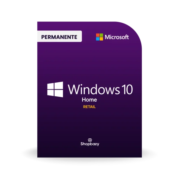 Versión transferible de Windows 10 Home RETAIL para el hogar.